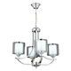 Opviq Luster AV-65228-4K, 82 cm, Srebrne boje