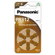 Panasonic - 6 kom Baterije za slušne aparate PR-312 1,4V