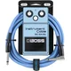 Boss BIC-10A Blue 10ft Ravni - Kotni Instrumentalni kabel (Kot novo)
