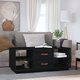 Vidaxl Klubska mizica 100x50x41 cm trdna borovina