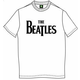 The Beatles Unisex majica Drop T Logo White (Retail Pack) M