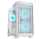 Računalniško ohišje COUGAR MX600 Mini RGB, Micro ATX, belo
