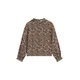 WE Fashion Bluza konjak / kapučino / črna