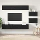 vidaXL Komplet TV omaric 8 pcs Črni hrast 60 x 30 x 30 cm