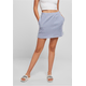Womens bio terry mini skirt violablue
