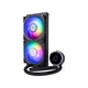 COOLER MASTER Vodni hladilnik CPU Cooler Master Masterliquid Pl240 Flux Rgb 240 mm črn, (21408627)