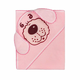 Otroška frotirna brisača 80x80 pasja roza