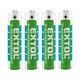 Extol Energy Baterija polnilna, 4ks, AAA (HR03), 1,2V, 1000mAh, NiMh