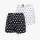 adidas Woven Boxer 2-Pack Black/ White M