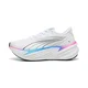 PUMA Maxima Pro Running Shoes Unisex, Fitness, White/Ultra Blue/Bright Aqua, 38.5