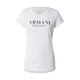 ARMANI EXCHANGE Majica črna/bela