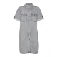 VERO MODA Dolga srajca VMJennie  siv denim