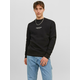 JACK & JONES Majica, črna