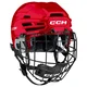Hokejska čelada CCM Tacks 920 Combo Red Senior M