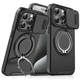 Torbica CamShield Ring stand za iPhone 15 Pro 6.1 crna