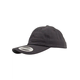 Low-profile dark grey cotton twill