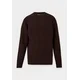 Carhartt WIP Pulover Anglistic temno rjava