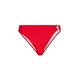 LSCN by LASCANA Bikini hlačke rdeča