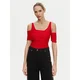 PINKO Bodi Bella 104832 A2H1 Rdeča Regular Fit