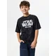 Sinsay - Pamučna oversize majica s printom Star Wars - crno