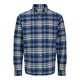JACK & JONES Srajca JPRBLUNORRIS modra/safir/volneno bela