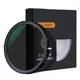 K&F Concept 77MM Nano-X CPL+Variable/Fader NDX ND2~ND32, vodoodporen, proti praskam, z zeleno prevleko, z/iz črnega križa