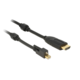 Delock Kabel mini Displayport 1.2 muški s vijcima > HDMI muški 4K aktivni crni 2 m