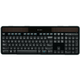 Logitech K750 bežična tipkovnica, solarna, crna