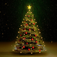 vidaXL Mrežna rasvjeta za božićno drvce s 210 LED žarulja IP44 210 cm
