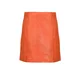 FREAKY NATION Krilo  Leather Mini Skirt  oranžna