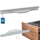 shumee Sodoben aluminijast ročaj za pohištvo s srebrnim robom 160/180 MM