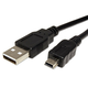 Kabel USB (2.0), USB A moški - miniUSB moški, 3 m, črn
