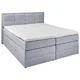 Esposa BOXSPRING POSTELJA 180 cm x 200 cm , tekstil svetlo siva