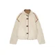 Pull&Bear Prehodna jakna kamela/volneno bela