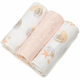 T-TOMI BIO Bamboo Diapers plenice iz blaga Rainbow 70x70 cm 3 kos