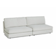 Modularna sofa Seattle L107 240x110x87cm, Tkanina, GambeNoge: Plastične