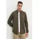 Bombažna srajca Polo Ralph Lauren moška, zelena barva, 710654408