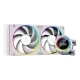 ID-Cooling vodno hlajenje za CPU - Space SL240 BELA (13,8–30,5 dB; maks. 132,52 m3/h; 2x12 cm, A-RGB LED, bela)