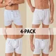 4-Pack Moške široke boksarice MarcLuis - svetle