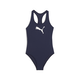 Puma Girls Racerback Swimsuit, Blue, Size 14 Y, Clothing