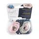 CANPOL BABIES Silikonska varalica za bebe Bonjour Paris 18M+ 2/1 roze