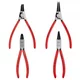 Knipex 4-delni set zeger klešta za unutrašnje i spoljašnje sigurnosne prstenove u blister pakovanju (00 20 03 V02)