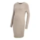 Vero Moda Maternity Pletena obleka VMMDOFFY svetlo rjava