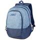 Nahrbtnik 3 zip blue melange