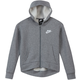 Nike Sportswear Gornji dio trenirke, siva melange / bijela