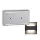 Telefunken 307804TF-LED Spoljašnja zidna svetiljka 2xLED/3,5W/230V IP44 srebrna