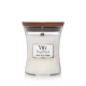 Woodwick WoodWick vonná svíčka s dřevěným knotem střední White Tea & Jasmine 275g