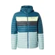 COLUMBIA Zunanja jakna Powder Pass pastelno modra/temno modra/svetlo rumena/črna