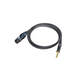 Canare L-2T2S mikrofon 6,0mm, XLR (F)/JACK TRS 6,3mm 3m, BLK