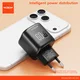 Moxom Kućni punjač MX-HC314, Type-C na Type-C, PD, 40W, 60W, Crni